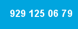 929 125 06 79
